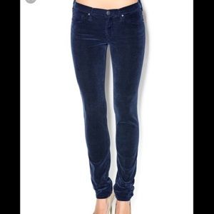 AG The Stilt cigarette leg corduroy pants